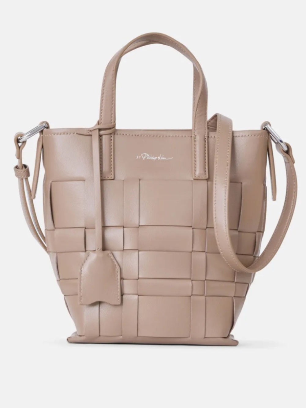 3.1 Phillip Lim Odita Mini Modern Lattice Bucket Bag